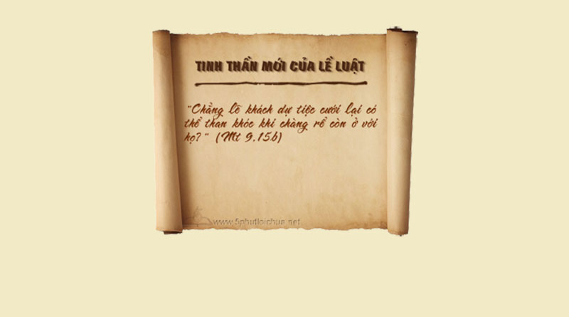 Tinh Thần Mới Của Lề Luật